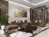 sofa gỗ óc chó