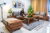 sofa phòng khách gỗ óc chó
