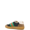 GIÀY GUCCI G74 BLACK SNEAKER WITH WEB