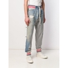 QUẦN GREG LAUREN BLUE SPLIT SWEAT JEANS