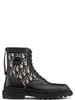 GIÀY DIOR WITH OBLIQUE JACQUARD ANKLE BOOT CHUẨN 1:1 AUTHENTIC