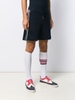 QUẦN SHORT THOM BROWNE RWB STRIPE NAVY CHUẨN 1:1 AUTHENTIC