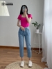 Quần jean baggy LOREN rách tua B5139