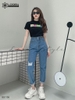 Quần jean baggy nữ LOREN 2 nút  B51106