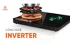 Bếp từ đôi Hawonkoo 5400W CEH-299-INVERTER Hàng Thái Lan