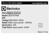 Máy hút mùi âm tủ cổ điển Electrolux 70cm 600m³/h ECF7311KB – Màu Đen