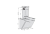 Máy hút mùi áp tường Lorca 1150m³/h TA 6008C-70/90