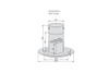 Máy hút mùi đảo Lorca 1150m³/h TA-6009-90