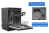 Máy rửa bát độc lập LG QuadWash 14 bộ LDN14BLA5 Xuất xứ Hàn Quốc
