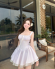 Đầm Grace Sọc Nâu | Kooky House