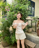 QUẦN BASIC SHORTS LINEN XÁM BE