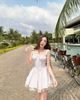 Đầm Grace Sọc Nâu - Ảnh 2 | Kooky House