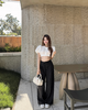 Quần Striped Đen | Kooky House
