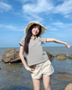 Áo Striped Polo Sọc Đen - Ảnh 3 | Kooky House