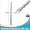 Mũi khoan bê tông đầu gài APAX Japan phi 6mm-16mm mũi khoan loại tốt