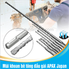 Mũi khoan bê tông đầu gài APAX Japan phi 6mm-16mm mũi khoan loại tốt