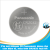 Pin nút lithium 3V Panasonic dùng cho cân điện tử, máy tính CR2032 loại tốt(1 viên)