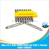 [Bộ 10 mũi] Mũi vít 2 đầu SURETORQ S2-PH2 x 65mm 1563-1002PL