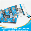 Pin cúc áo SODA LR1130 389 SR1130 AG10 1.5V Alkaline