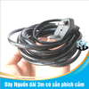 Dây Nguồn dài 3m có sẵn phích cắm, dây nguồn quạt điện, dây nguồn máy ấp trứng
