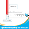 Dây điện Silicon chịu nhiệt siêu mềm 14AWG