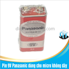 Pin 9V Panasonic dùng cho micro không dây, cấp nguồn cho mô hình dùng pin 9V