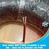 Dây điện đôi 2468 24AWG 2 màu đỏ - đen lõi 0.2mm2 vỏ PVC