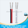 Dây điện đôi 2468 24AWG 2 màu đỏ - đen lõi 0.2mm2 vỏ PVC