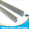 Hàng rào cái đôi 2 x 40P 2.54mm chân thẳng