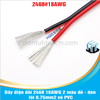Dây điện đôi 2468 18AWG 2 màu đỏ - đen lõi 0.75mm2 vỏ PVC