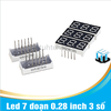 Led 7 đoạn 0.28 inch 3 số màu đỏ