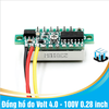 Đồng hồ đo điện áp Volt 4.0 - 100V 0.28 inch