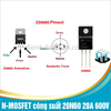 FQPF20N60C N-MOSFET công suất 20A 600V TO-220F chính hãng