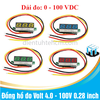 Đồng hồ đo điện áp Volt 4.0 - 100V 0.28 inch