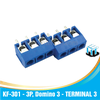 Đầu Nối KF-301 - 3P, Domino 3 - TERMINAL 3