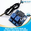 Mạch điều khiển nhiệt độ có Timer tuần hoàn W1209ST - Kèm vỏ mica