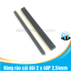 Hàng rào cái đôi 2 x 40P 2.54mm chân thẳng