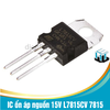 L7815CV 7815 IC ổn áp nguồn 15V chân cắm TO-220 loại tốt