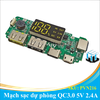 Mạch sạc dự phòng 2 cổng USB, Iphone, Micro USB và Type-C 5V 2.4A