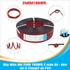Dây điện đôi 2468 18AWG 2 màu đỏ - đen lõi 0.75mm2 vỏ PVC