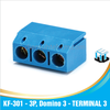 Đầu Nối KF-301 - 3P, Domino 3 - TERMINAL 3