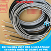 Dây tín hiệu 2547 USB 4 lõi 0.12mm2 có chống nhiễu lõi 26AWG vỏ PVC(mau đen)