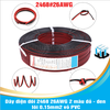 Dây điện đôi 2468 26AWG 2 màu đỏ - đen lõi 0.15mm2 vỏ PVC