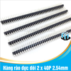 Hàng rào đực đôi 2 x 40P 2.54mm chân thẳng