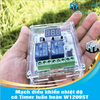 Mạch điều khiển nhiệt độ có Timer tuần hoàn W1209ST - Kèm vỏ mica