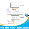 Đồng hồ đo điện áp Volt 4.0 - 100V 0.28 inch