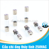 Cầu chì ống thủy tinh 5x20mm 250VAC
