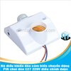 Bộ điều khiển đèn cảm biến chuyển động PIR chui đèn E27 220V điều chỉnh được