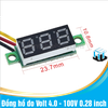 Đồng hồ đo điện áp Volt 4.0 - 100V 0.28 inch