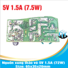 Board nguồn tháo vỏ 5V 1.5A 65x35x20mm